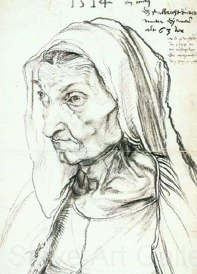 Albrecht Durer Portrait of the Artist's Mother Germany oil painting art